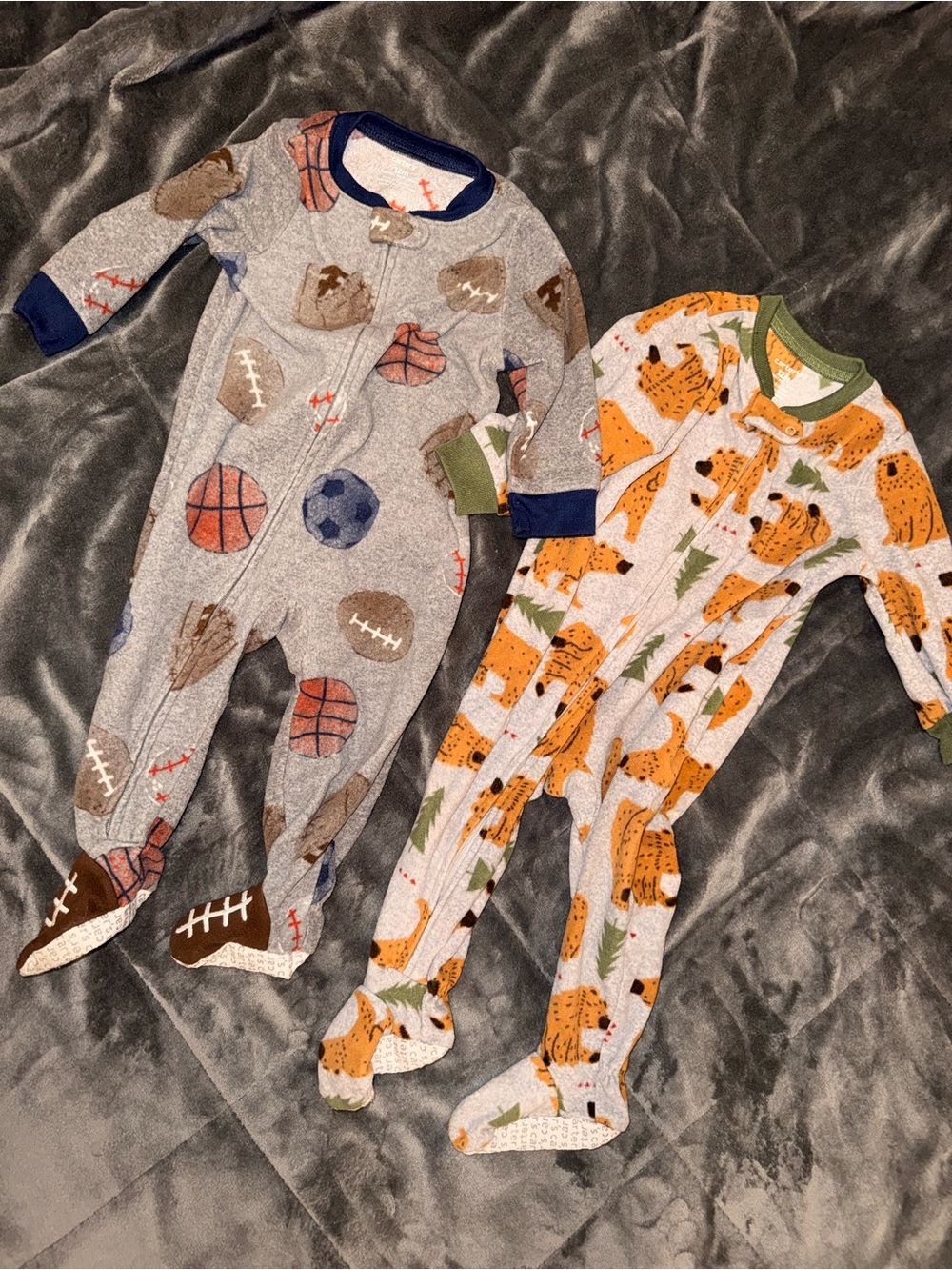 Two Carters 12 month footie pjs